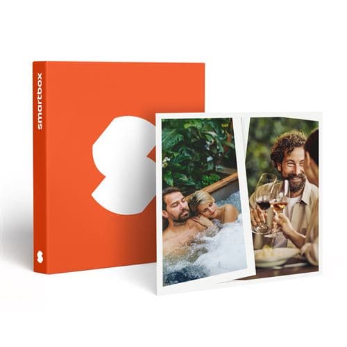 SMARTBOX - Coffret Cadeau Saint-Valentin romantique : escapade bien-être et dîner en tête-à-tête-Multi-thèmes