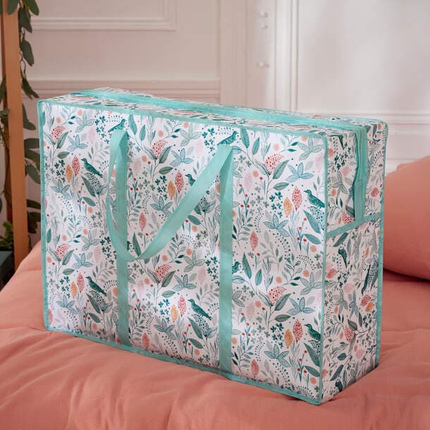 Maxi sac de rangement Fleur de porcelaine